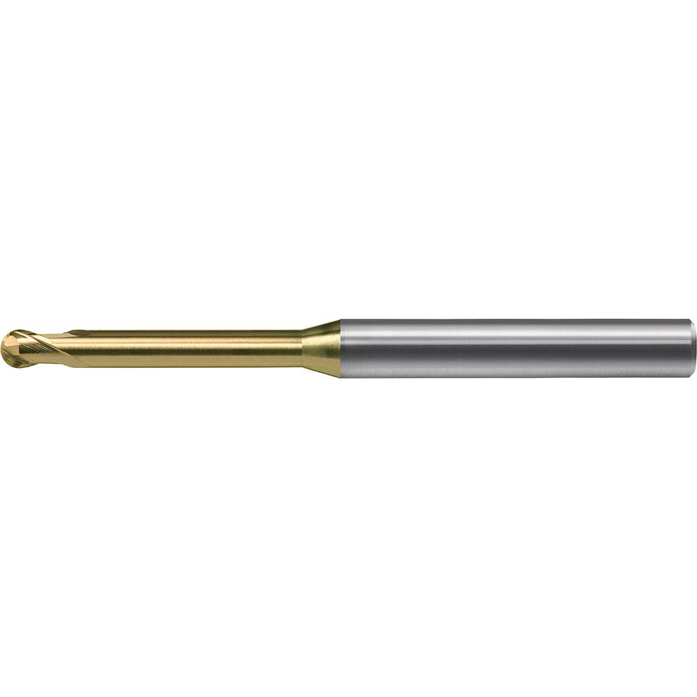 Picture of Union Tool Long Neck Ball End Mill HSLB2006-0175 0.0236 0.60mm Dia0.0190 0.48mm LOC